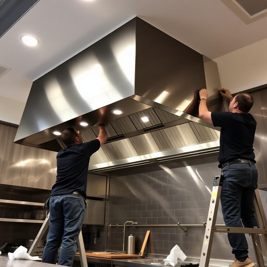 Kitchen Hood Installation